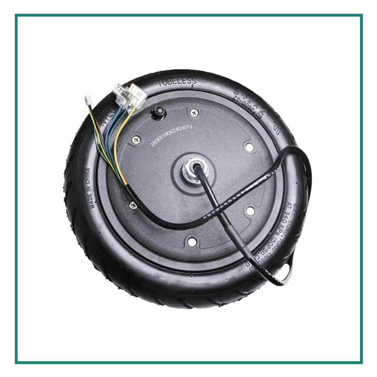 Moteur Roue Avant Pour Trottinette Xiaomi M365 – 36V 350W – Pièce De Rechange Rouge