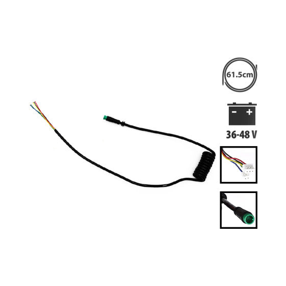 Cable data connecteur etanche Etwow 36/48V