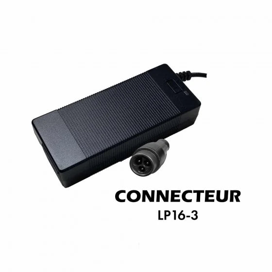 Pack Chargeur 48V ➡️ 54.6V / 2A (+ Adaptateur GX16-LP16-3)