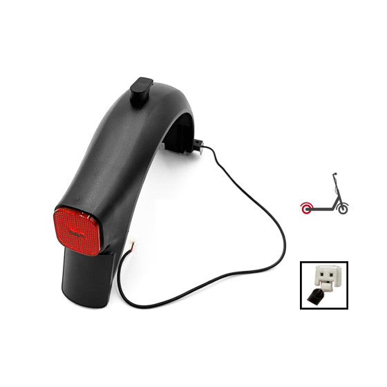 Garde boue arriere avec LED Ninebot F et D