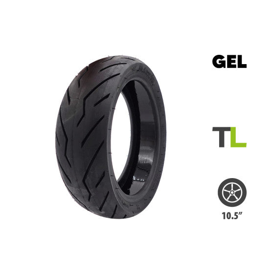 Pneu Route 10.5x2.75 tubeless avec gel anti-crevaison Ninebot P65 P100